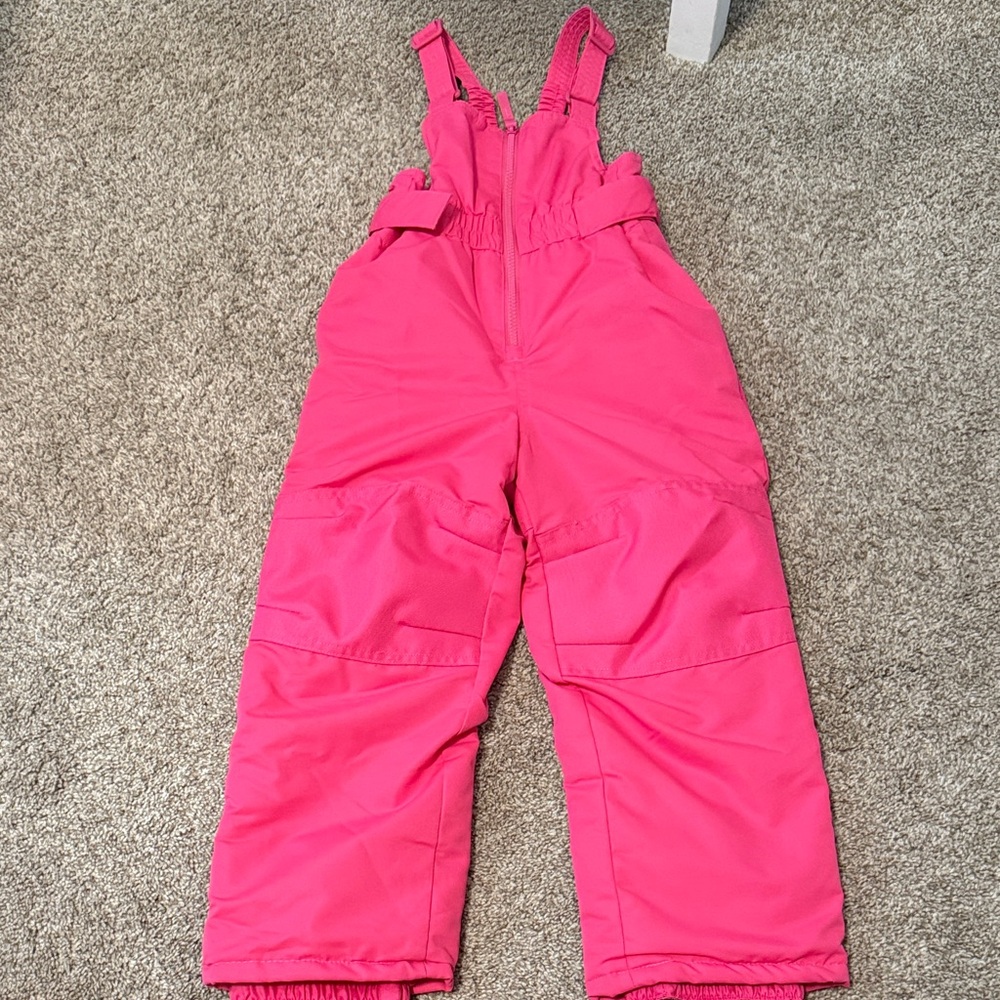 Cat & Jack Pink Snow Bibs